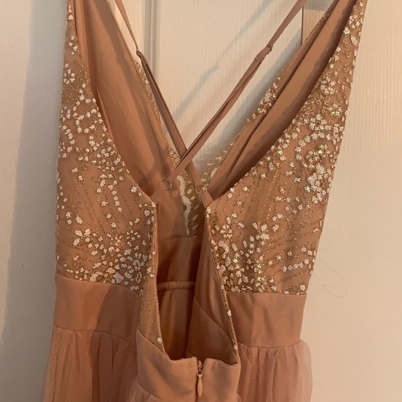 Blush Prom Dress - Picture 2 of 3